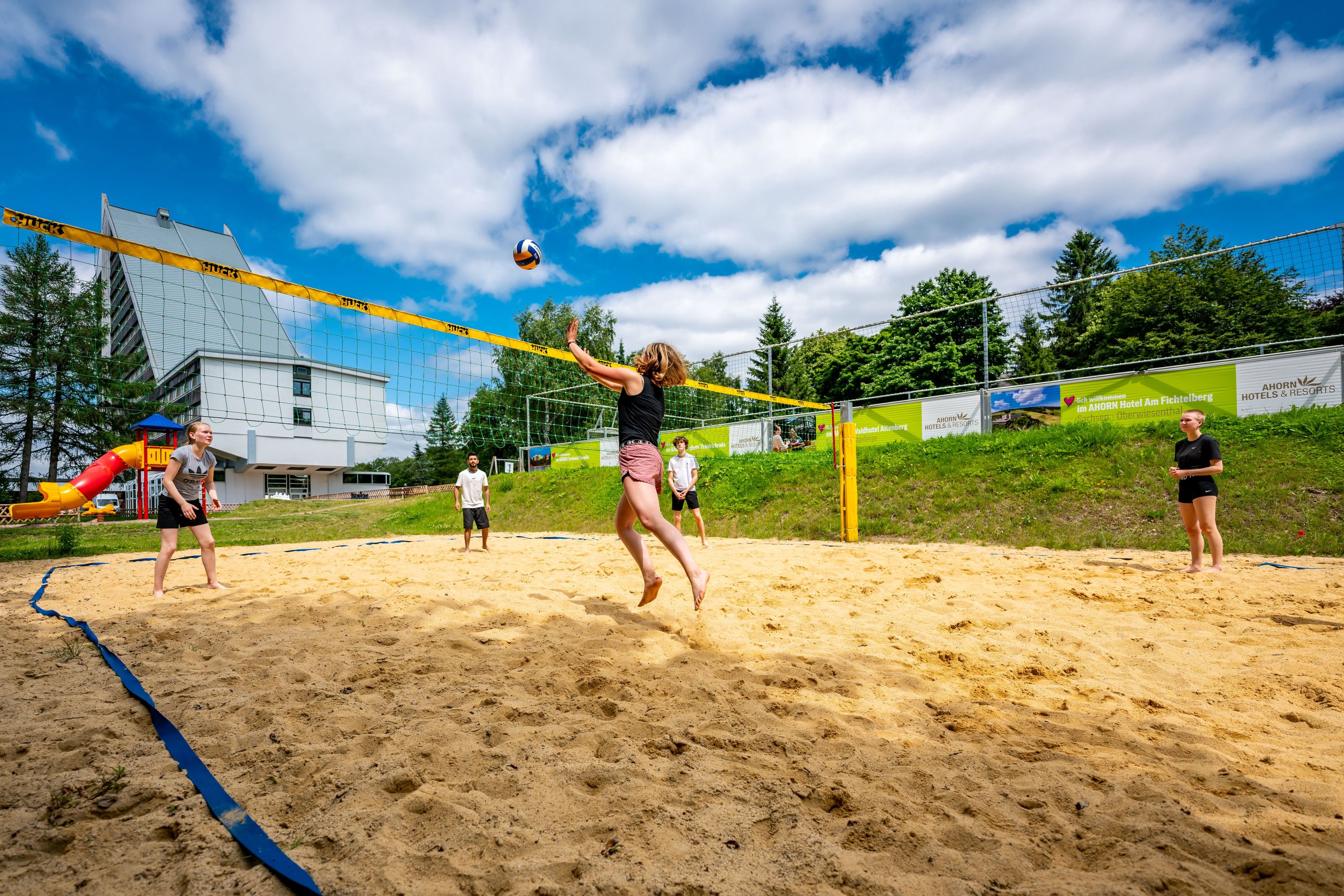 Mountainbikehotel: Beachvolleyball - AHORN Panorama Hotel Oberhof