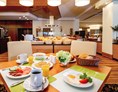 Mountainbikehotel: Abwechslungsreiches Frühstücksbuffet mit Waffel- und Eierstation - AHORN Panorama Hotel Oberhof