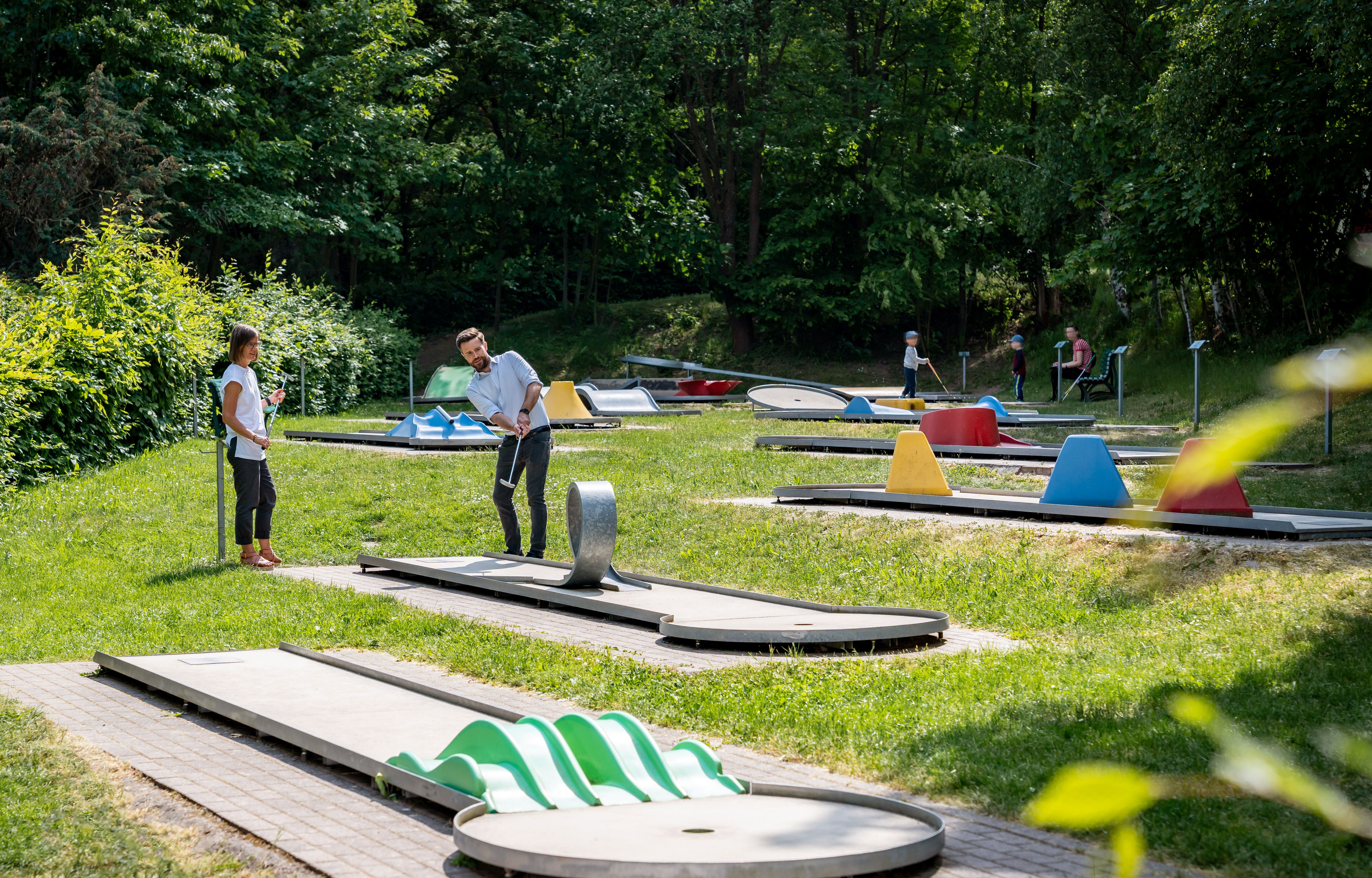 Mountainbikehotel: 18- Loch-Minigolfanlage - AHORN Berghotel Friedrichroda