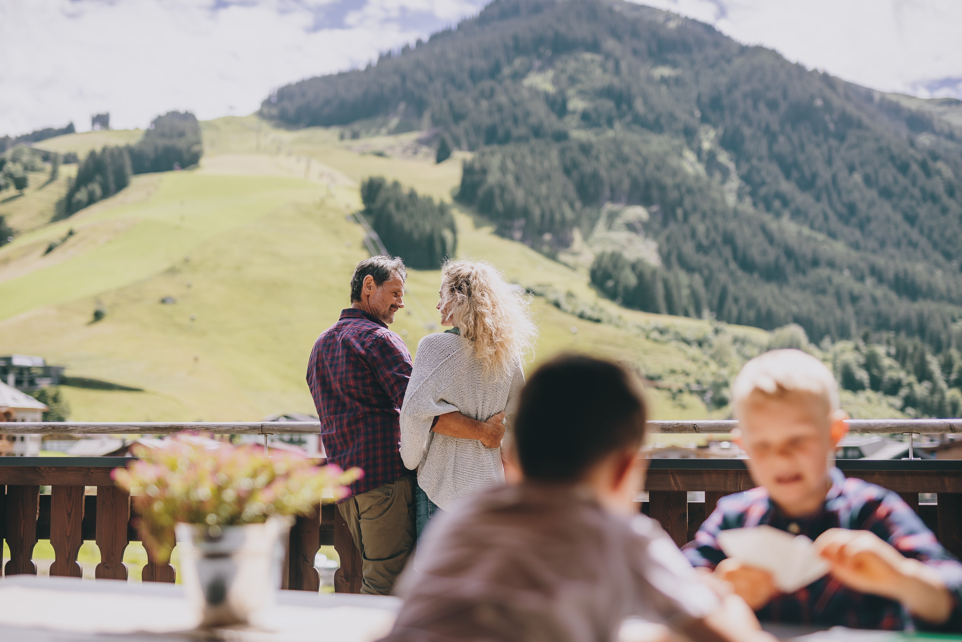 Mountainbikehotel: Terrasse - THOMSN Central Hotel & Appartements