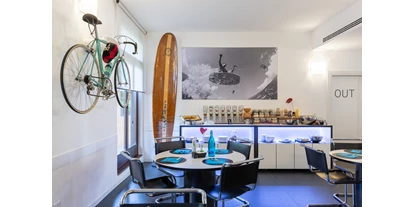 Mountainbike Urlaub - Hotel-Schwerpunkt: Mountainbike & Wandern - Frühstücksraum - Wonderbreakfast  - Hotel Santoni Freelosophy